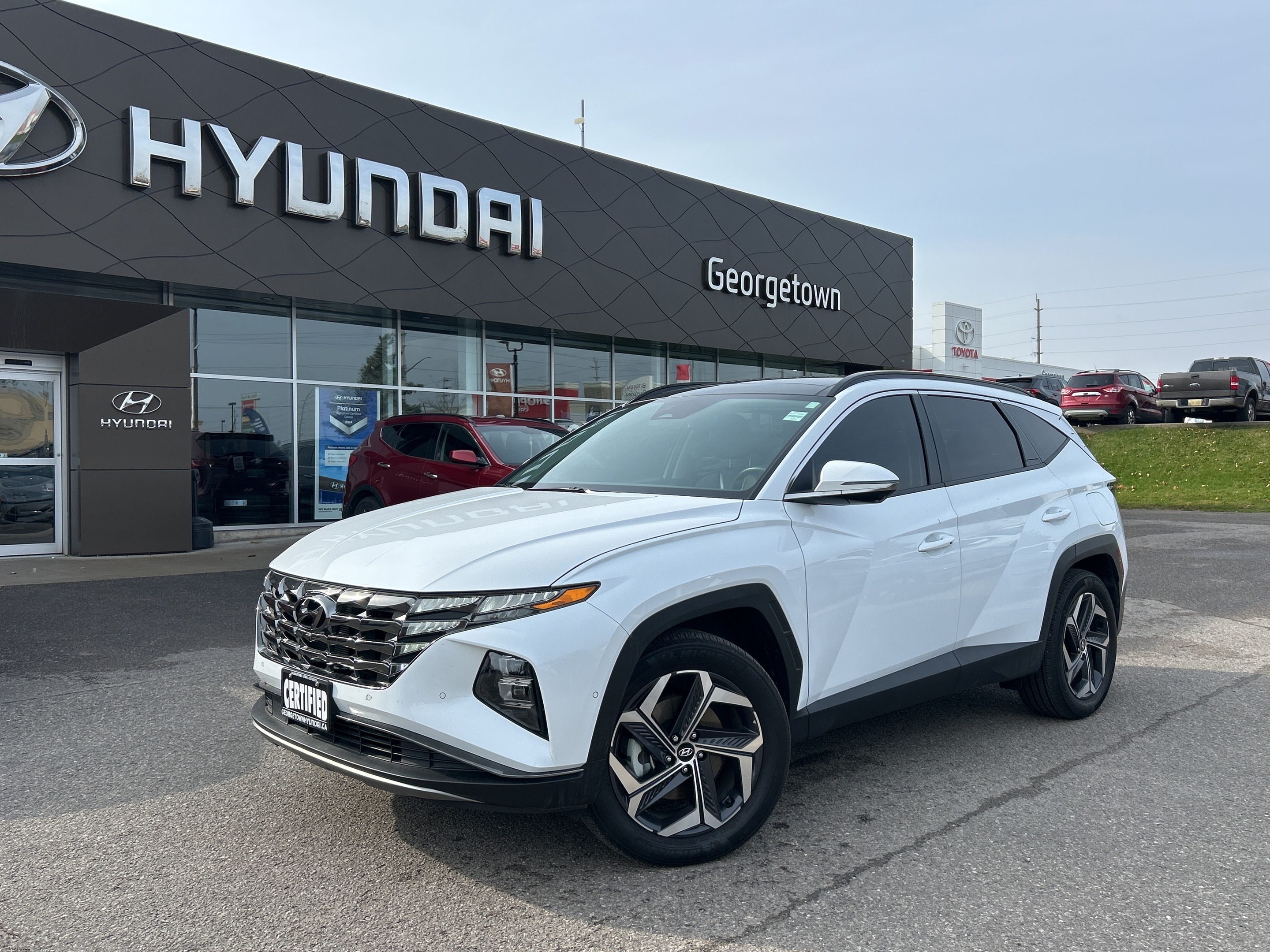 White 2024 Hyundai Tucson Hybrid Plug-In Ultimate AWD SUV / Crossover 6-Speed Automatic