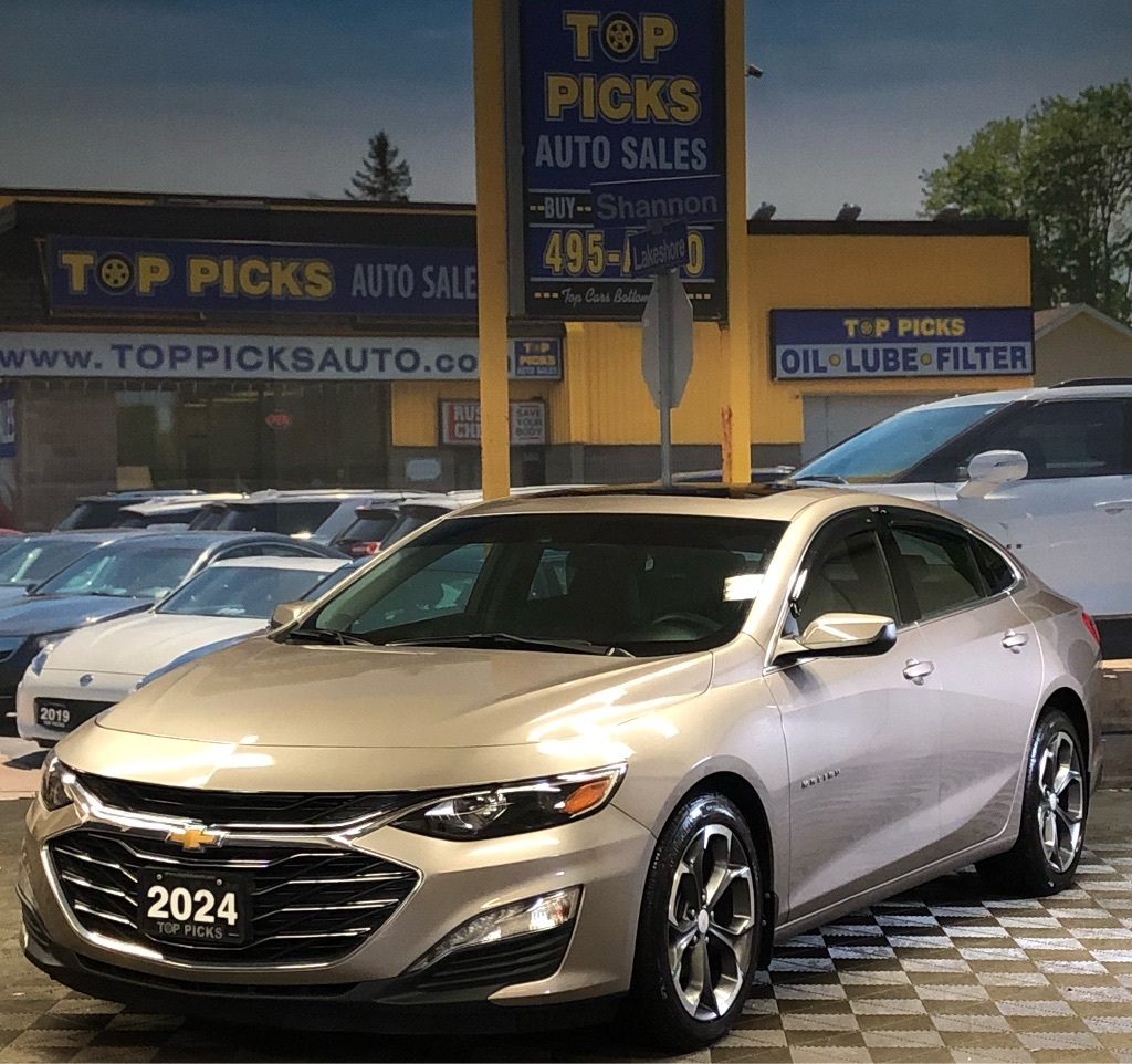 2024 Chevrolet Malibu Panoramic Sunroof,Safety Assist Package, One Owner