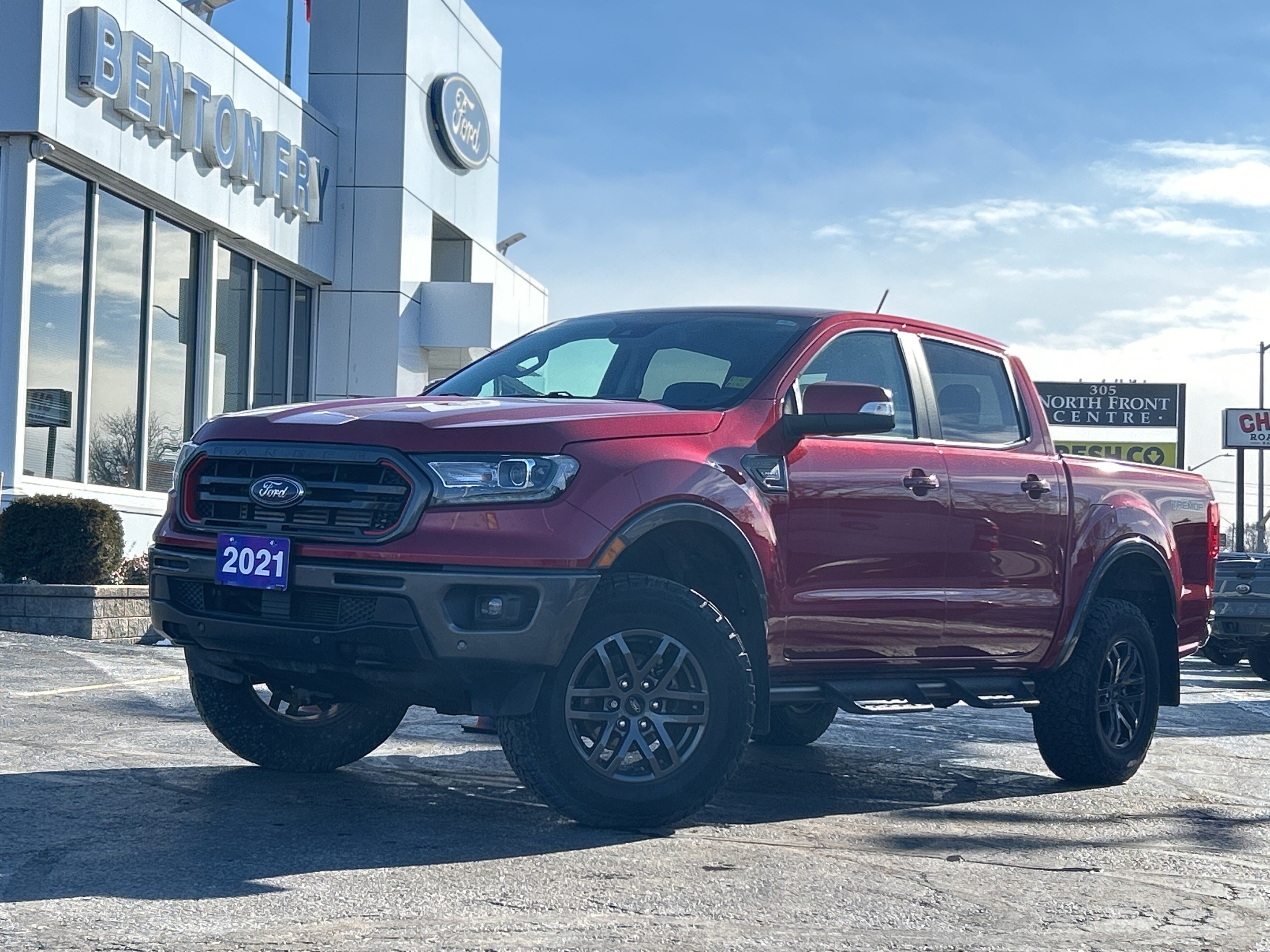 2021 Ford Ranger LARIAT - 2.3L ECOBOOST TREMOR ADAPTIVE CRUISE LEAT