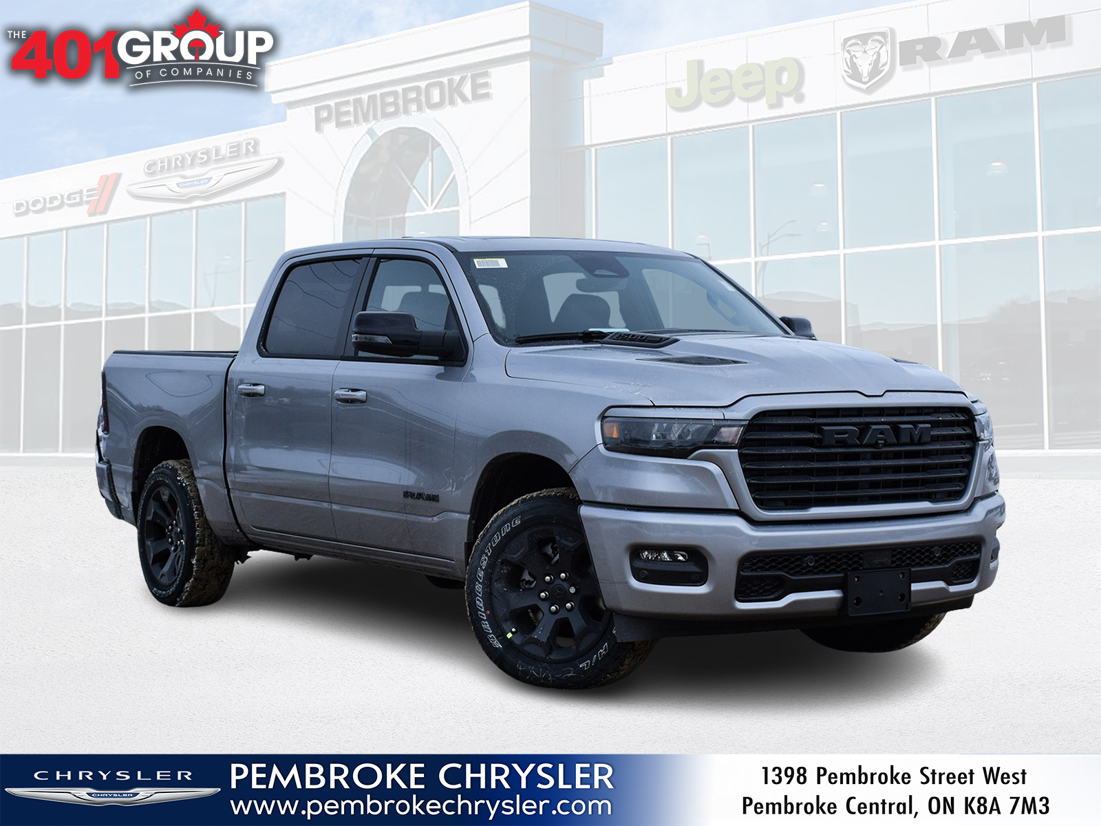 2025 Ram 1500 Sport | Leather | Sunroof | Trailer Brake Control