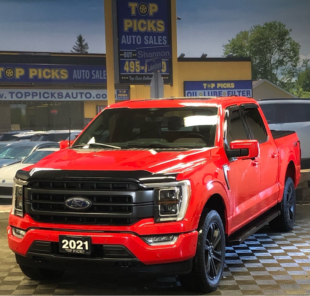 2021 Ford F-150 Lariat Sport, 502A, Fully Loaded, Accident Free!