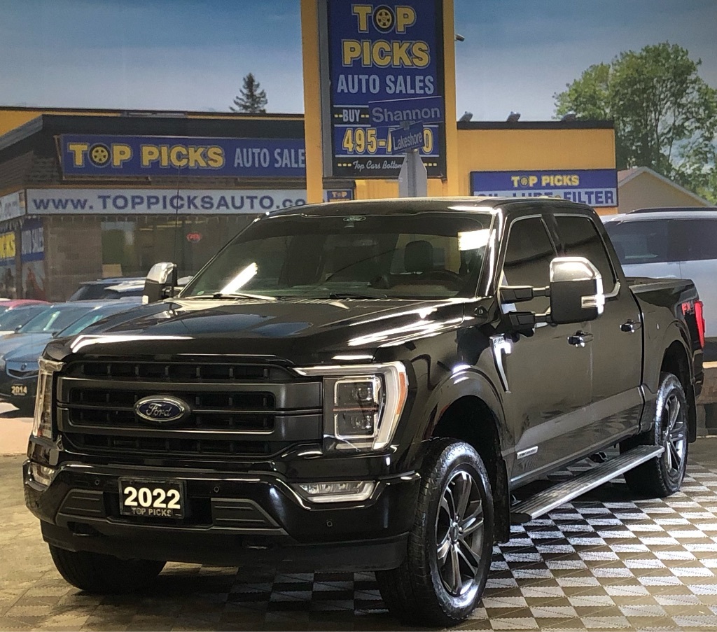2022 Ford F-150 Lariat Sport, PowerBoost, 502A, Fully Loaded!