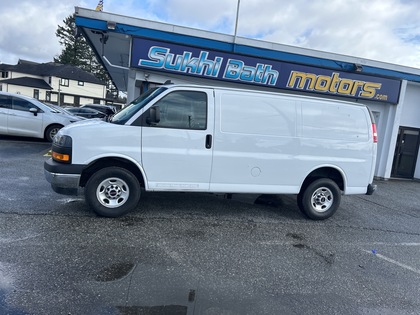 White 2021 GMC Savana Cargo Van Rear-Wheel Drive Automatic