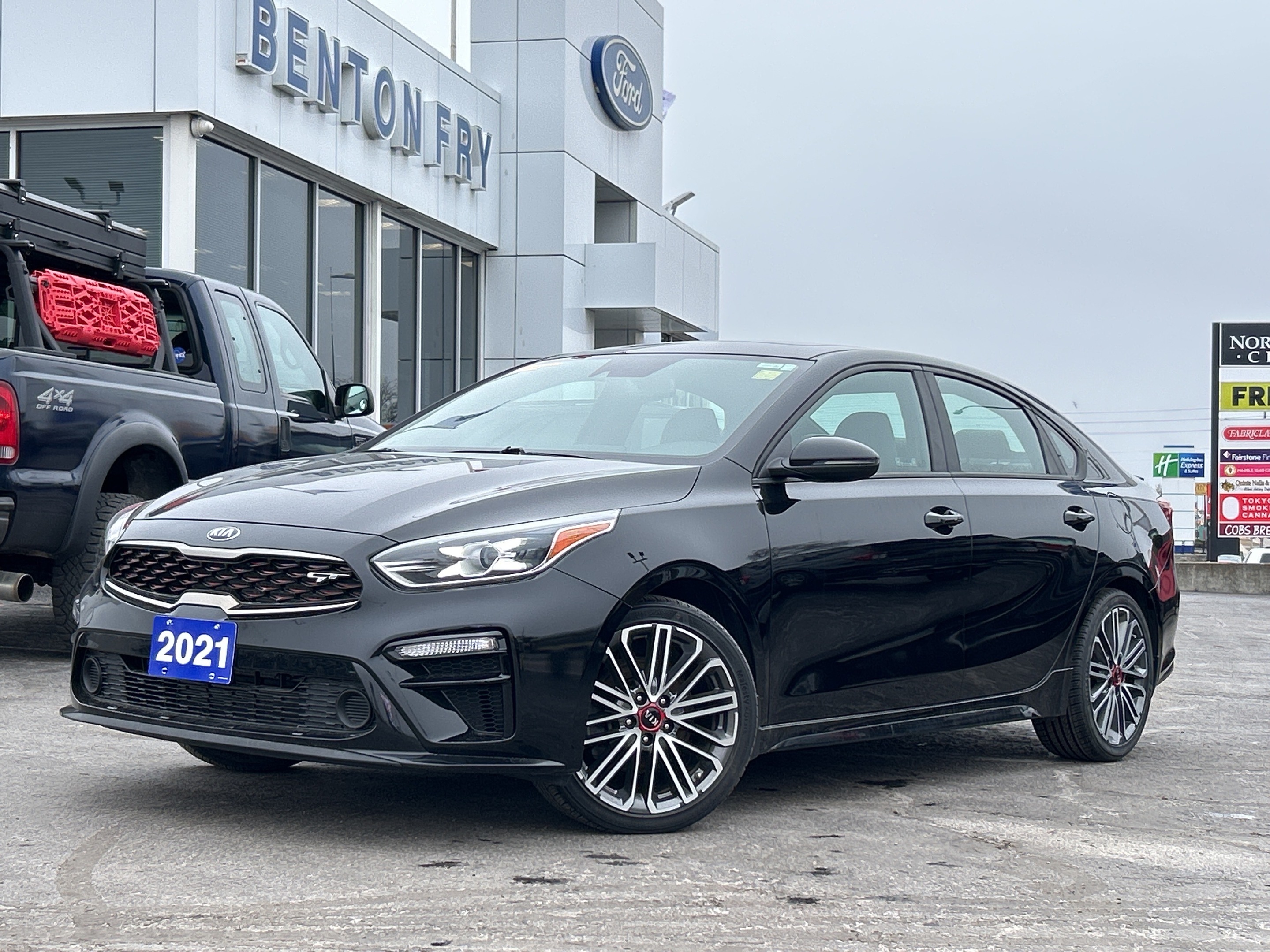 2021 Kia Forte GT - 1.6L TURBO LOW KMS 18 SPORT WHEELS LEATHER HT