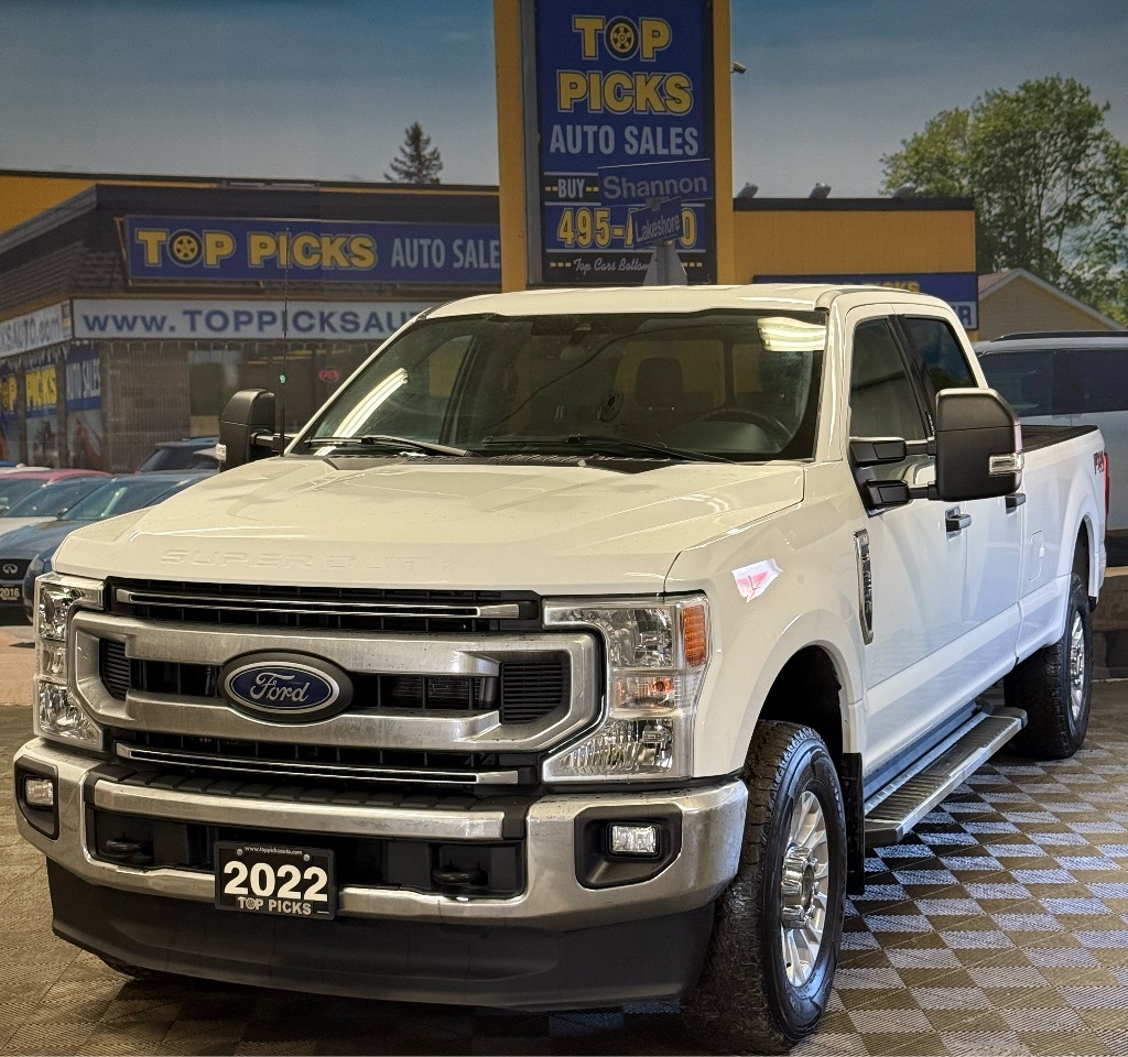 2022 Ford F-250 XLT, 8 Foot Box, 6.2 Liter V8, Low Kms & Certified