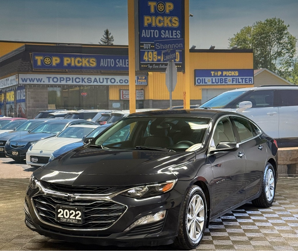 2022 Chevrolet Malibu LT, Heated Seats, One Owner, Accident Free!