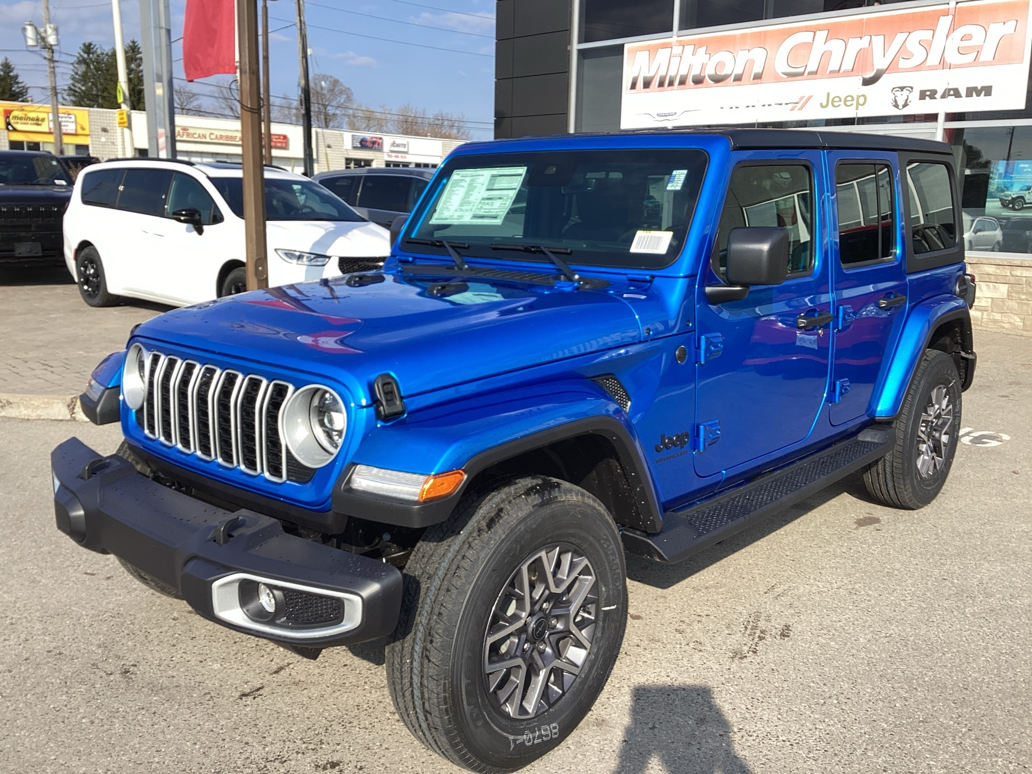 2025 Jeep Wrangler SAHARA 4DR, LTHR, STEPS, SAFETY & TECH GRP., V6