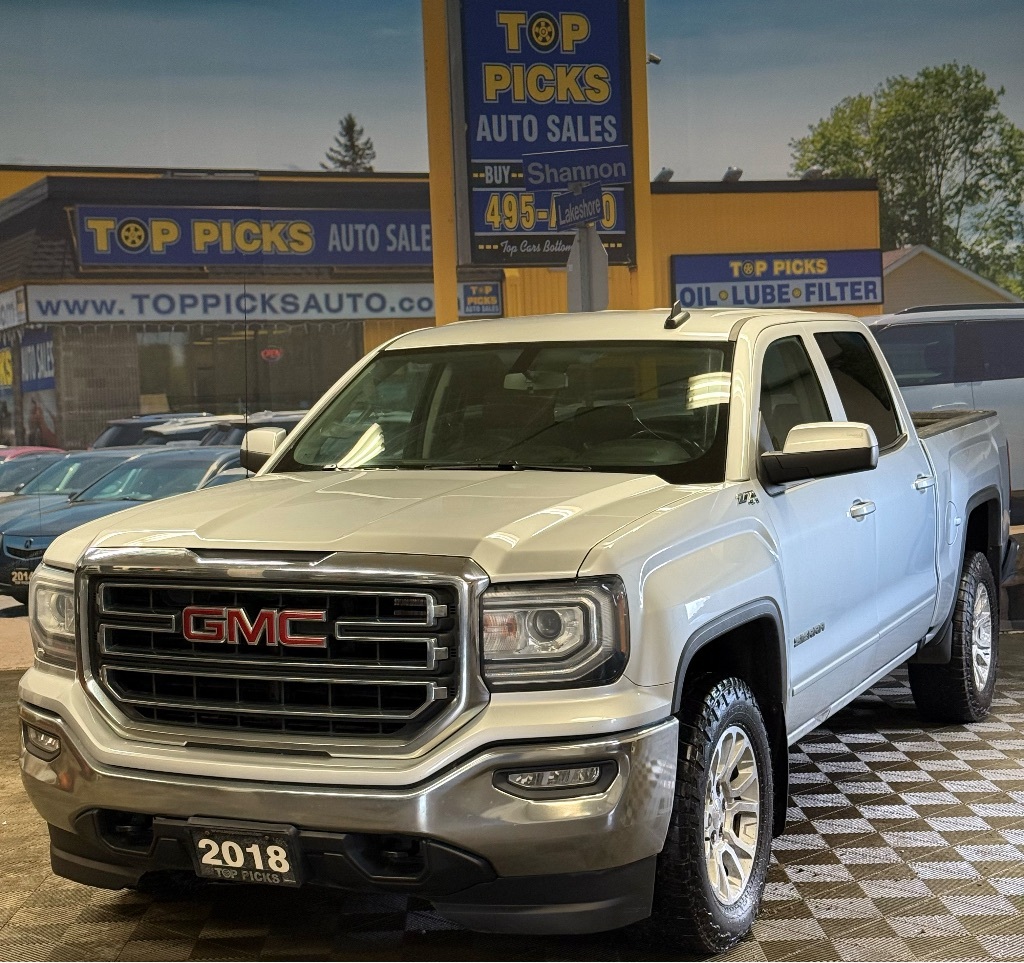 2018 GMC Sierra 1500 SLE, Z71, 5.3 Liter V8, Accident Free & Certified!