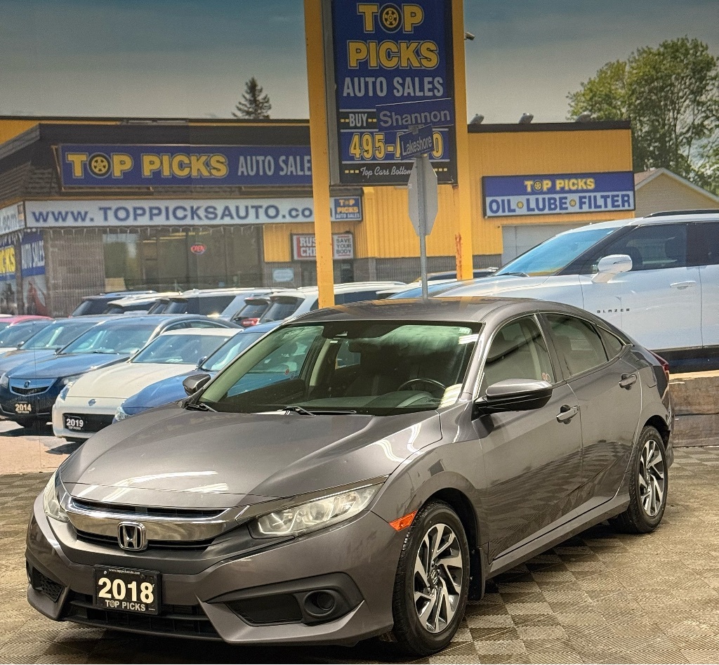 2018 Honda Civic Sedan SE, Heated Seats, Accident Free & Certified!