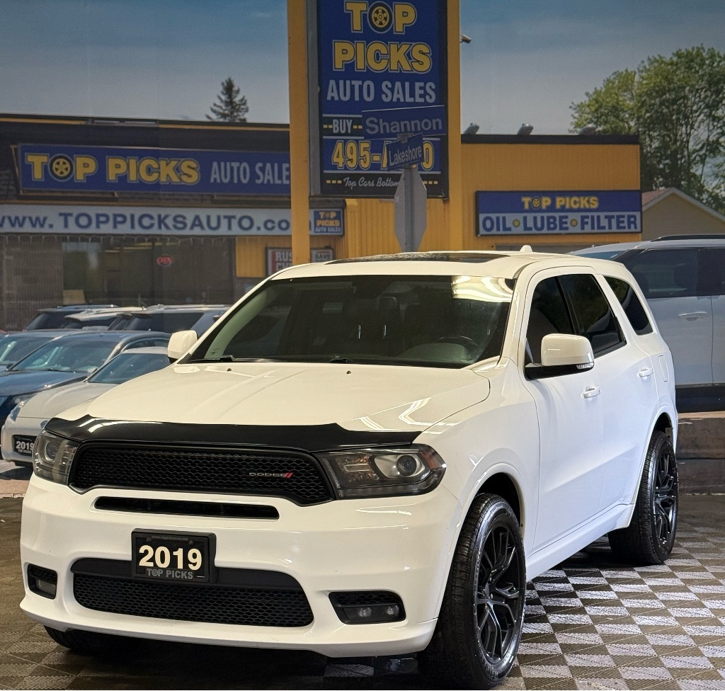 2019 Dodge Durango GT, AWD, 7 Pass, Leather, Sunroof, Accident Free!