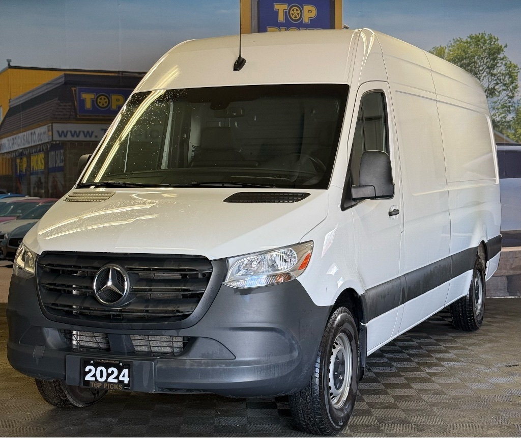 2024 Mercedes-Benz Sprinter Cargo Van Extended Length, High Roof, Turbo Diesel!!