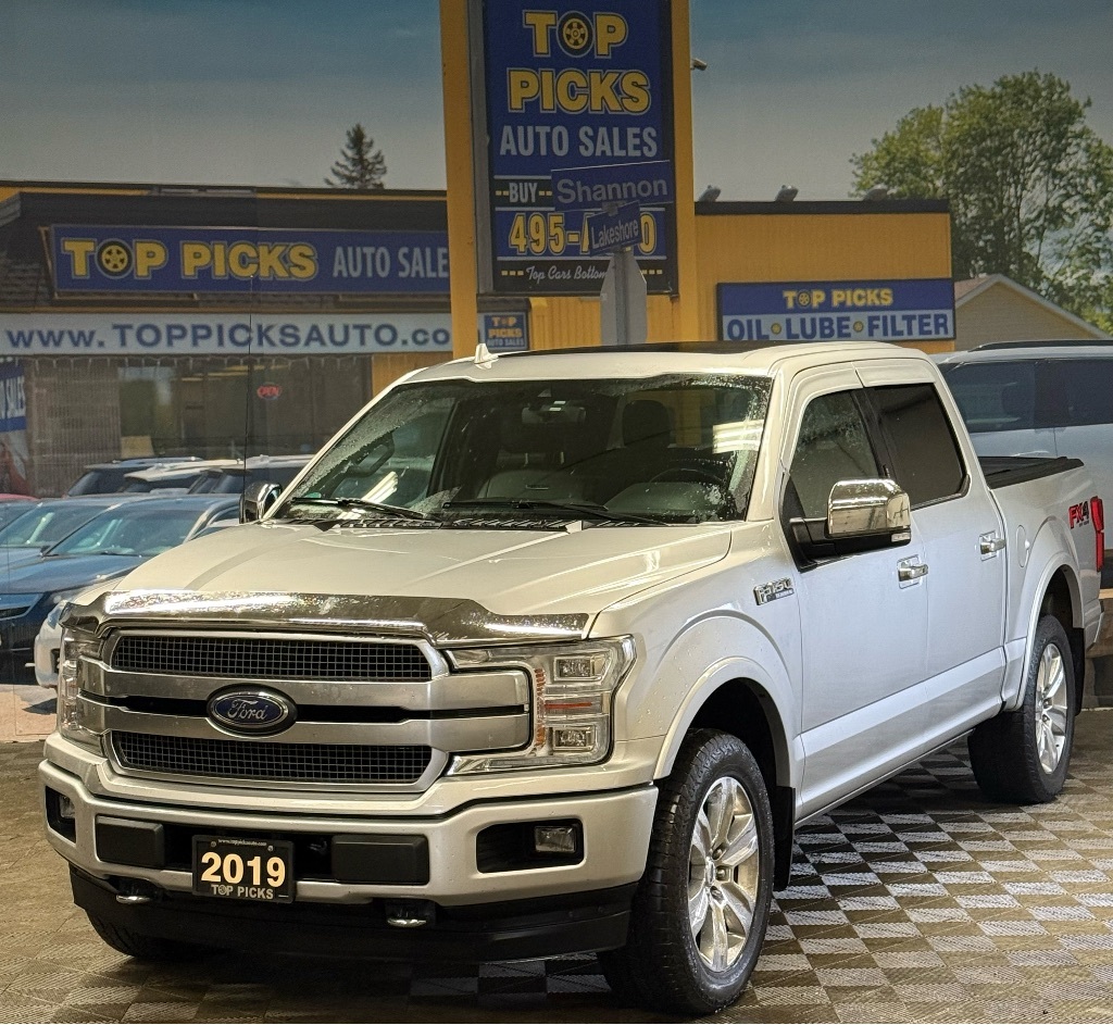 2019 Ford F-150 Platinum, V8, Fully Loaded, Accident Free!!