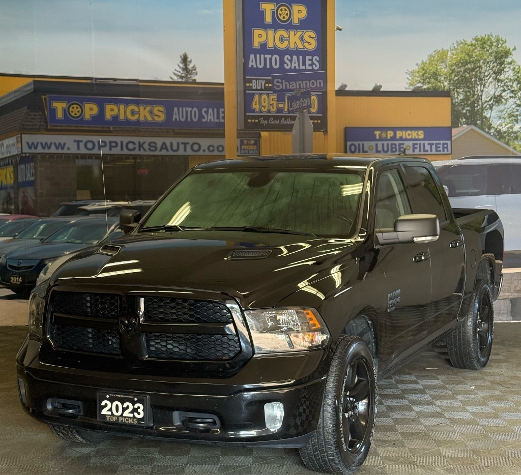 2023 Ram 1500 Classic SLT, Black Appearance, One Owner, Accident Free!