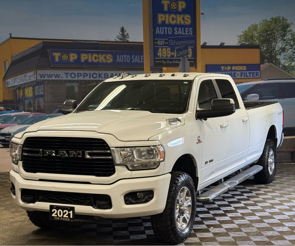2021 Ram 2500 Big Horn Sport, 8 Foot Box, Diesel, Accident Free!