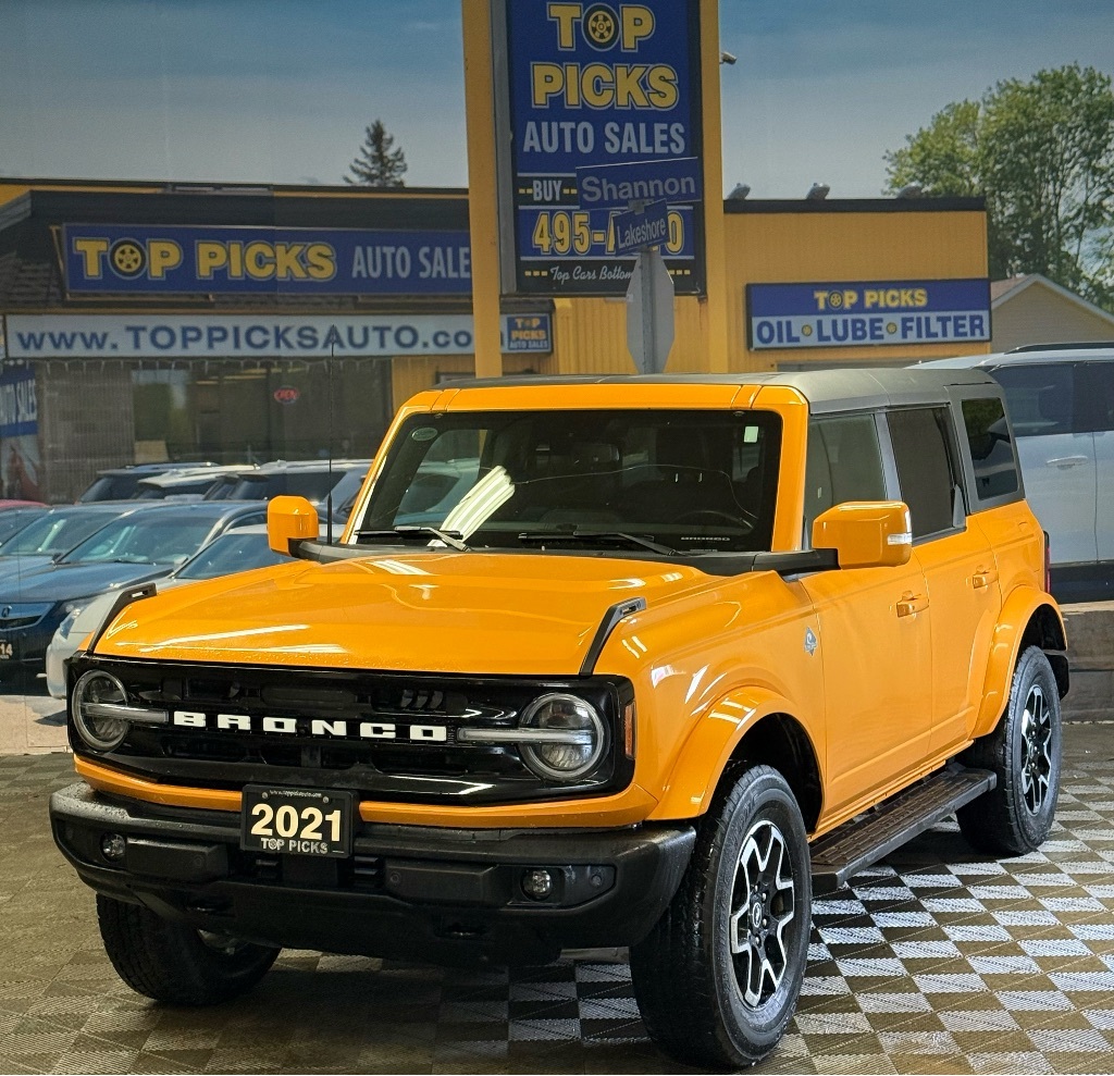 2021 Ford Bronco Outer Banks, HardTop, One Owner, Accident Free!