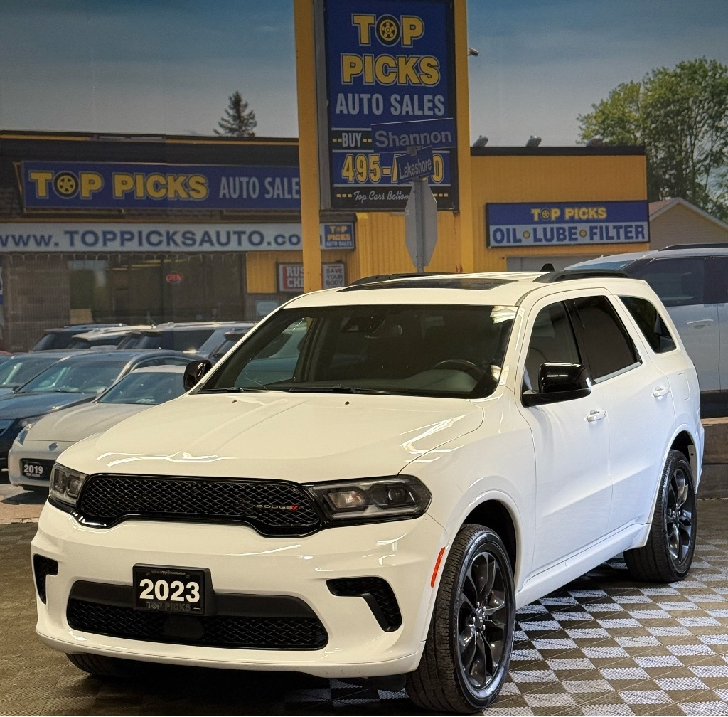2023 Dodge Durango SXT Plus, One Owner, Accident Free & Low Kms!