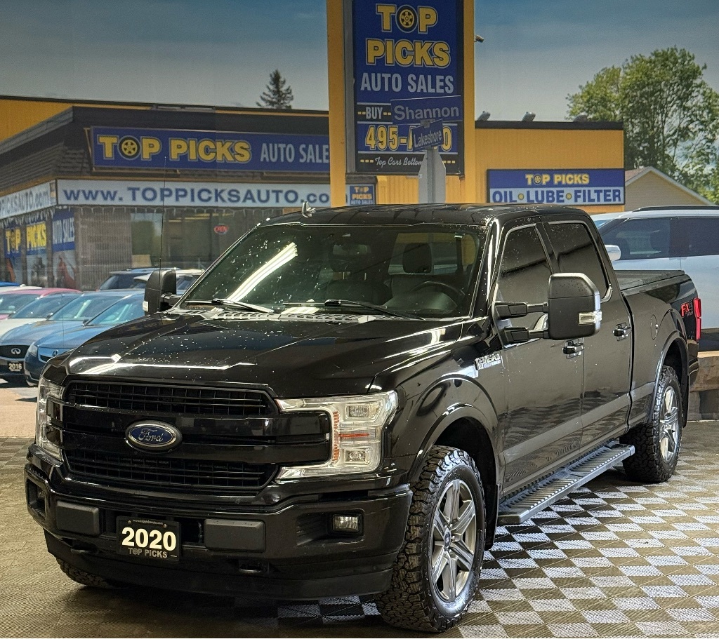2020 Ford F-150 Lariat, 502A Package, One Owner, Only 66,000 Kms!