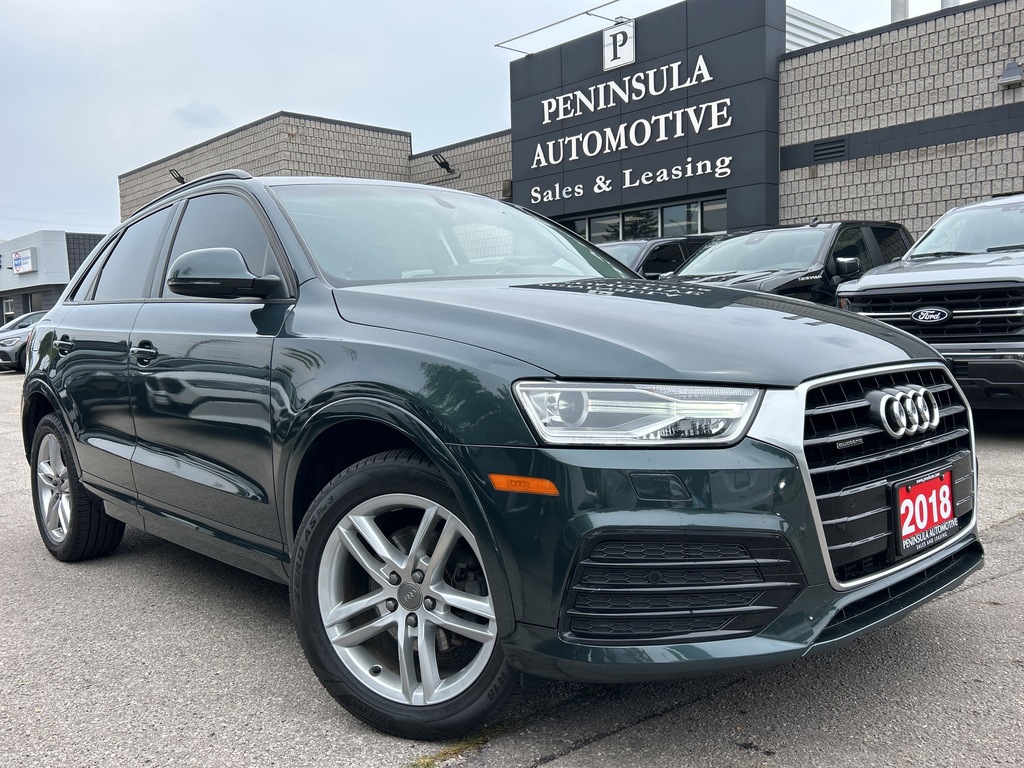 2018 Audi Q3 NEW TIRES, NAVIGATION PACKAGE, POWER TAILGATE