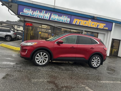 Red 2021 Ford Escape Hybrid SUV / Crossover All-Wheel Drive Continuously Variable Transmission