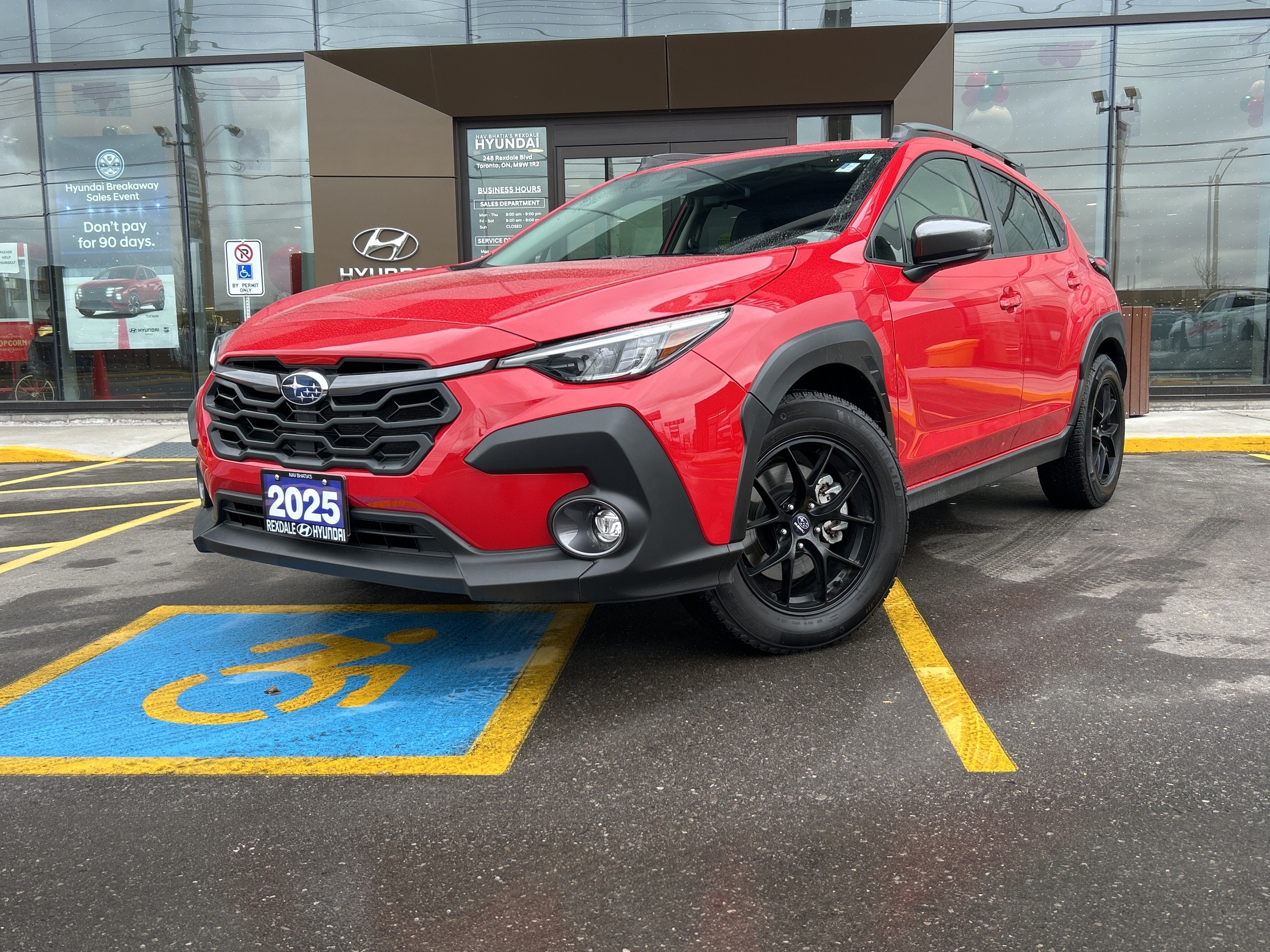 Red 2025 Subaru Crosstrek Limited AWD SUV / Crossover All-Wheel Drive Continuously Variable Transmission