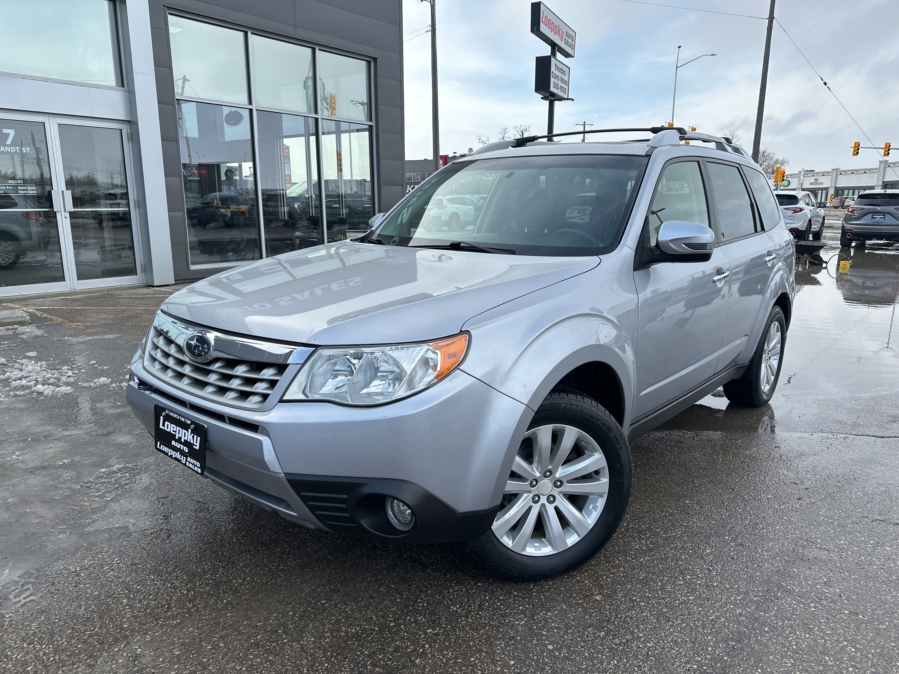Silver 2012 Subaru Forester 2.5X Touring SUV / Crossover All-Wheel Drive 4-Speed Automatic
