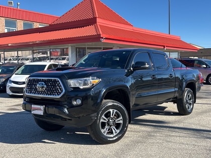 Black 2019 Toyota Tacoma SR5 V6 Double Cab LB 4WD Pickup Truck Four-Wheel Drive 6-Speed Automatic
