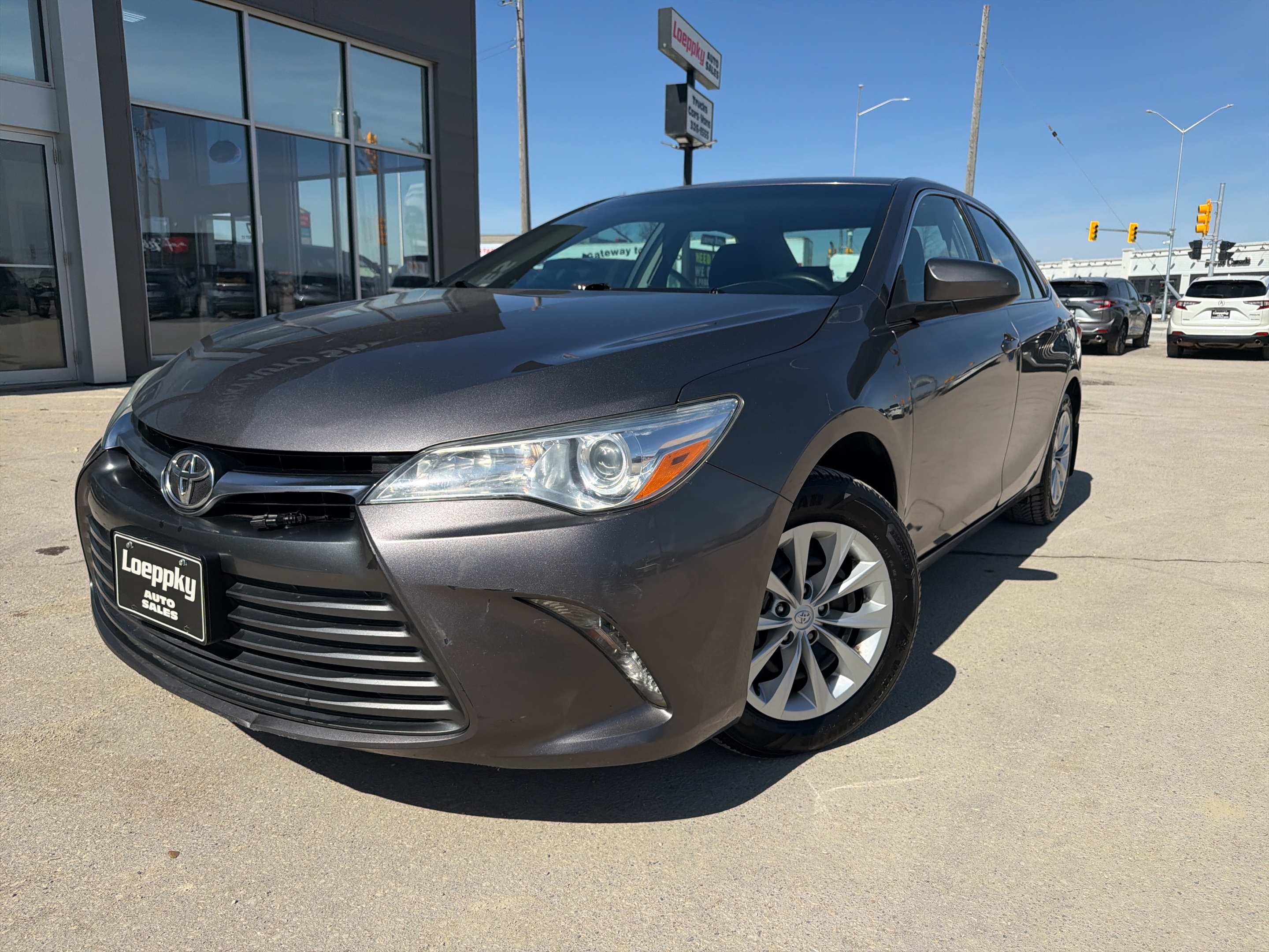 Gray (Dark Grey) 2016 Toyota Camry LE Sedan Front-Wheel Drive Automatic