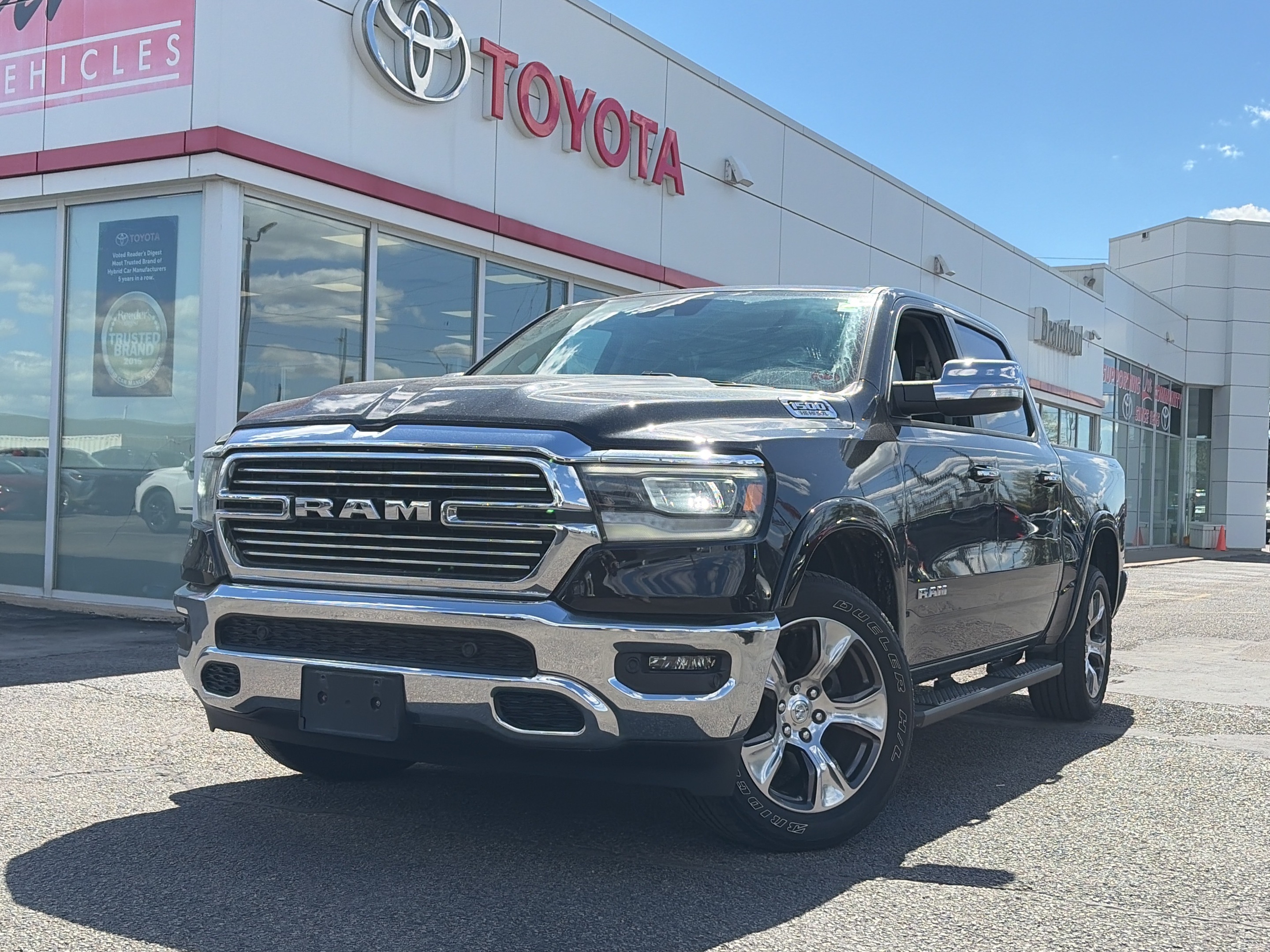 Black 2022 RAM 1500 Pickup Truck Four-Wheel Drive Automatic