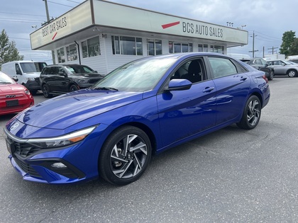 Blue 2025 Hyundai Elantra Preferred FWD Sedan Continuously Variable Transmission