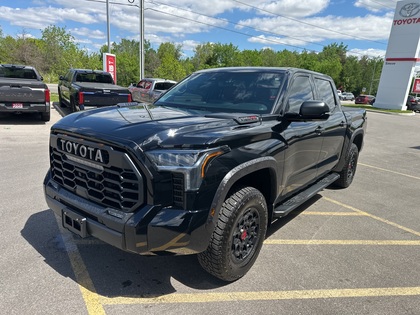 Black 2026 Toyota Tundra Hybrid TRD Pro HV CrewMax Cab 4WD Pickup Truck Four-Wheel Drive