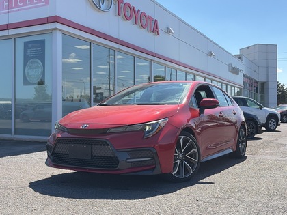 Red 2020 Toyota Corolla SE FWD Sedan Front-Wheel Drive Automatic