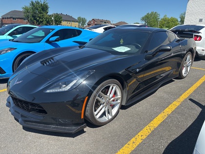 Black 2019 Chevrolet Corvette Stingray 1LT Coupe RWD Coupe Rear-Wheel Drive Manual
