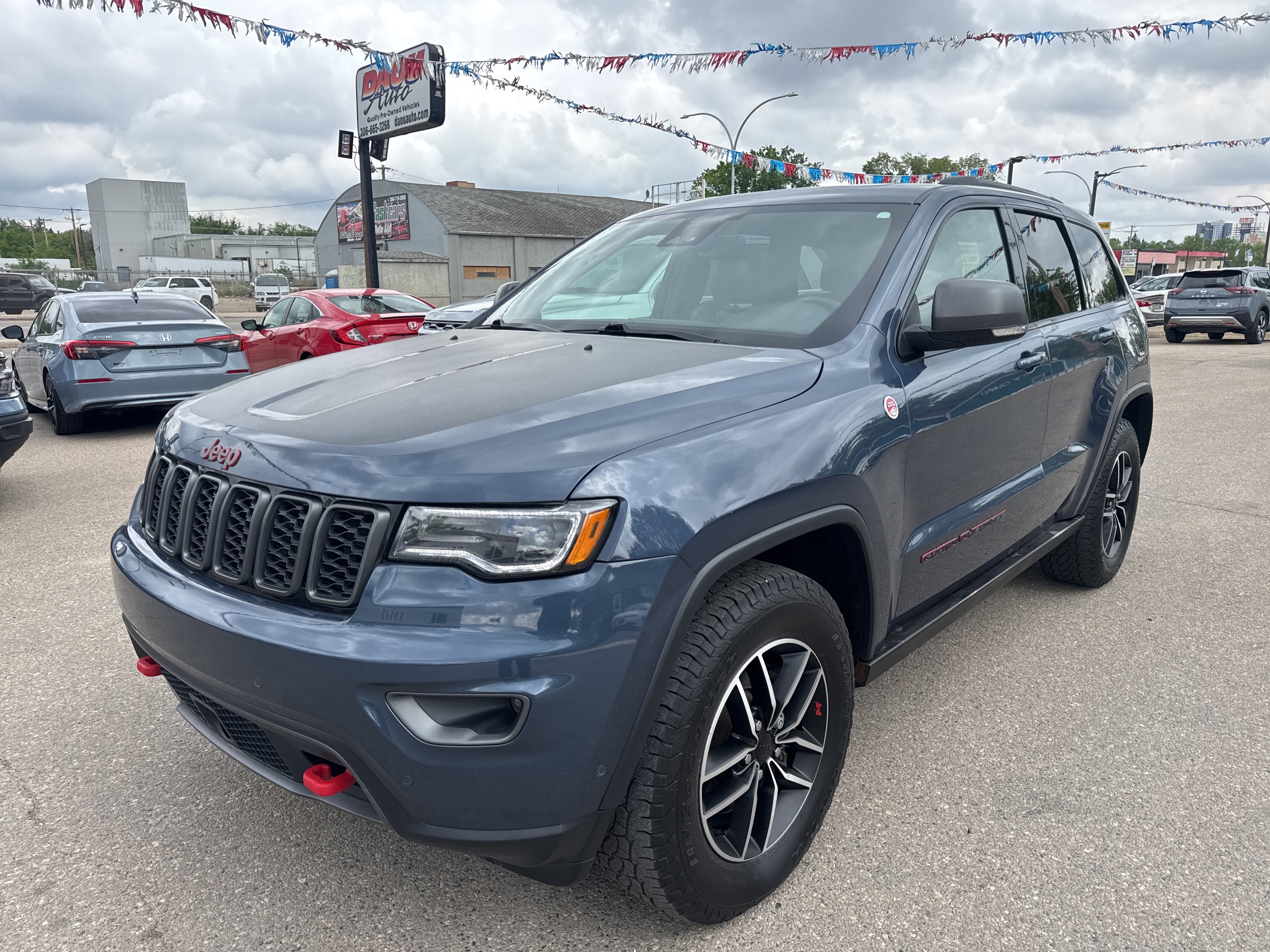 Blue 2021 Jeep Grand Cherokee Trailhawk 4WD SUV / Crossover Four-Wheel Drive Automatic