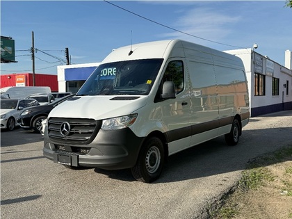 White 2025 Mercedes-Benz Sprinter Cargo 2500 170 High Roof RWD Van Rear-Wheel Drive 9-Speed Automatic