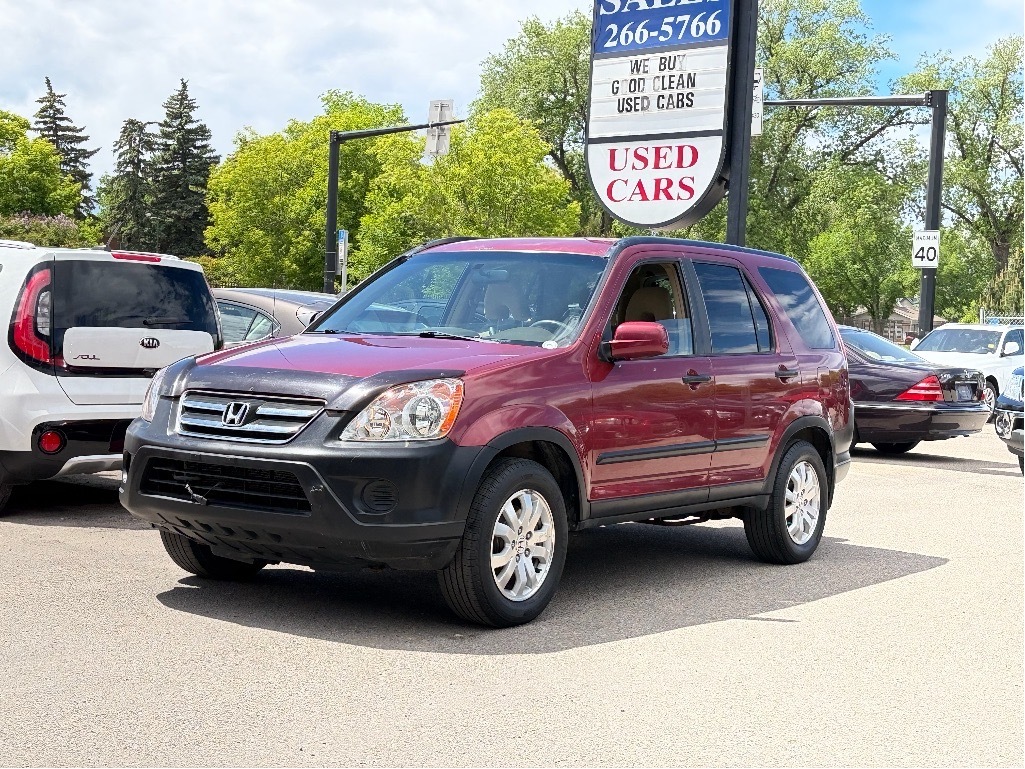 Red 2005 Honda CR-V EX AWD SUV / Crossover All-Wheel Drive Automatic