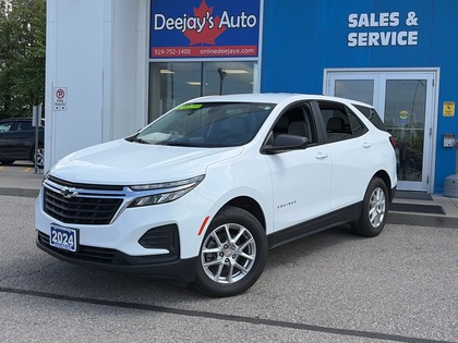 White 2024 Chevrolet Equinox LS AWD with 1LS SUV / Crossover Four-Wheel Drive 6-Speed Automatic