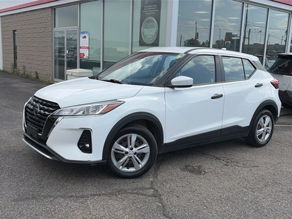 White 2021 Nissan Kicks S FWD SUV / Crossover Front-Wheel Drive Automatic
