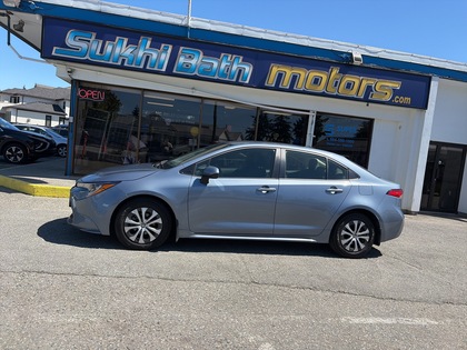 Blue 2022 Toyota Corolla Hybrid Sedan Continuously Variable Transmission