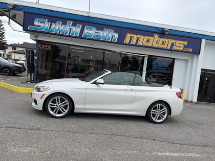 White 2016 BMW 2 Series Convertible All-Wheel Drive Automatic