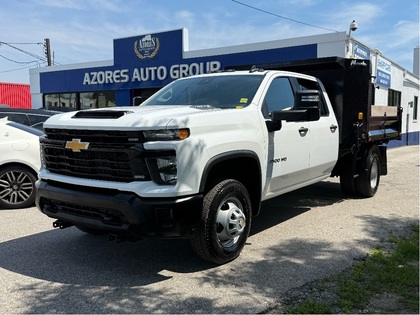 White 2025 Chevrolet Silverado 3500HD Pickup Truck Four-Wheel Drive Automatic