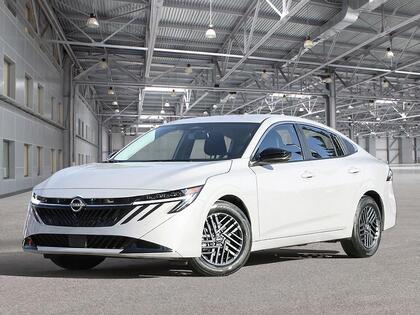 White 2026 Nissan Sentra SV FWD Sedan Front-Wheel Drive Continuously Variable Transmission