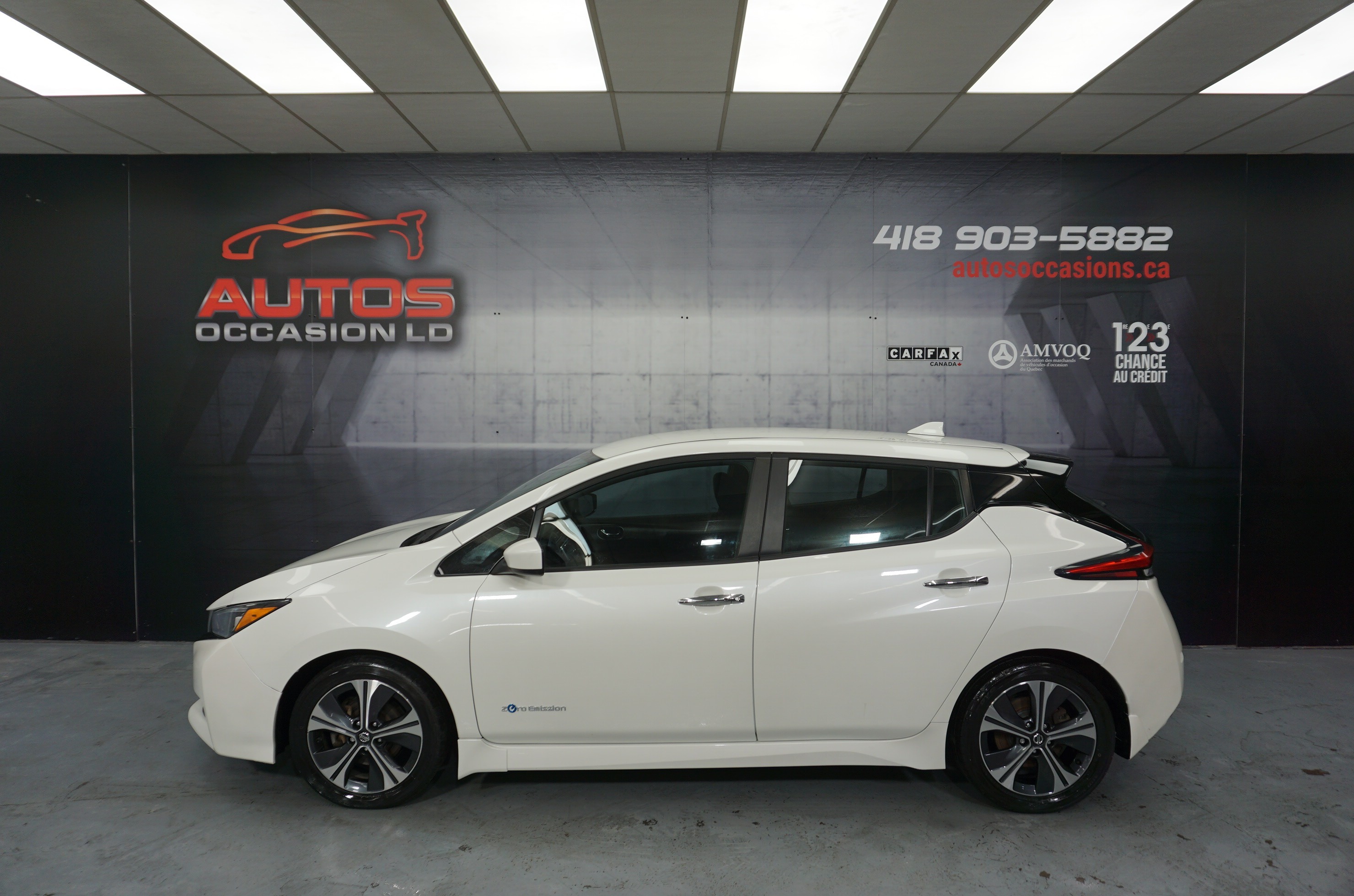 2018 Nissan LEAF SV 100 % ELECTRIQUE + MAGS SIÈGES + GPS NAV CAMERA
