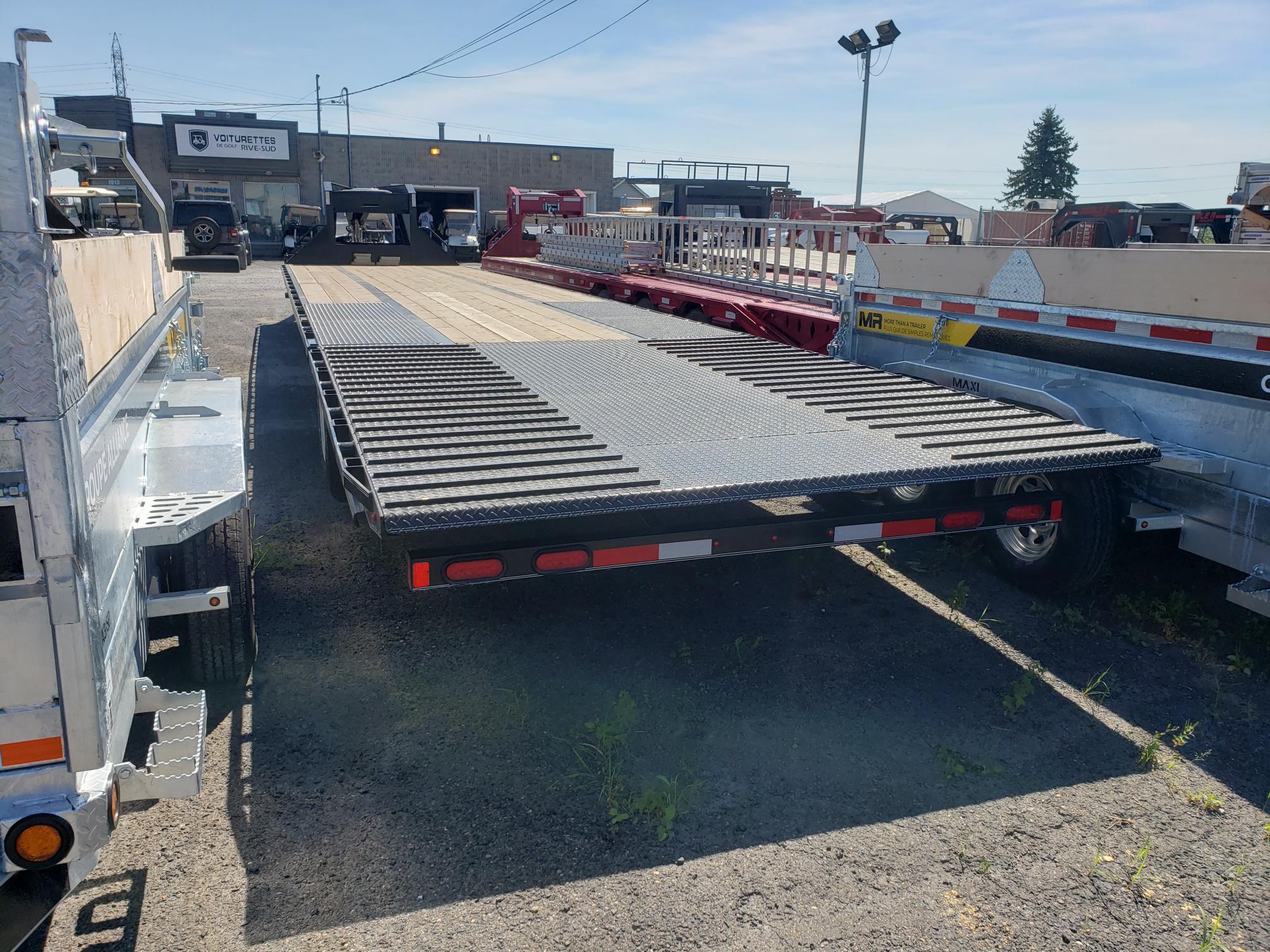 2025 Double A GOOSENECK 42' - RAMPE  HYDRAULIQUE- 2 X 15000 LBS