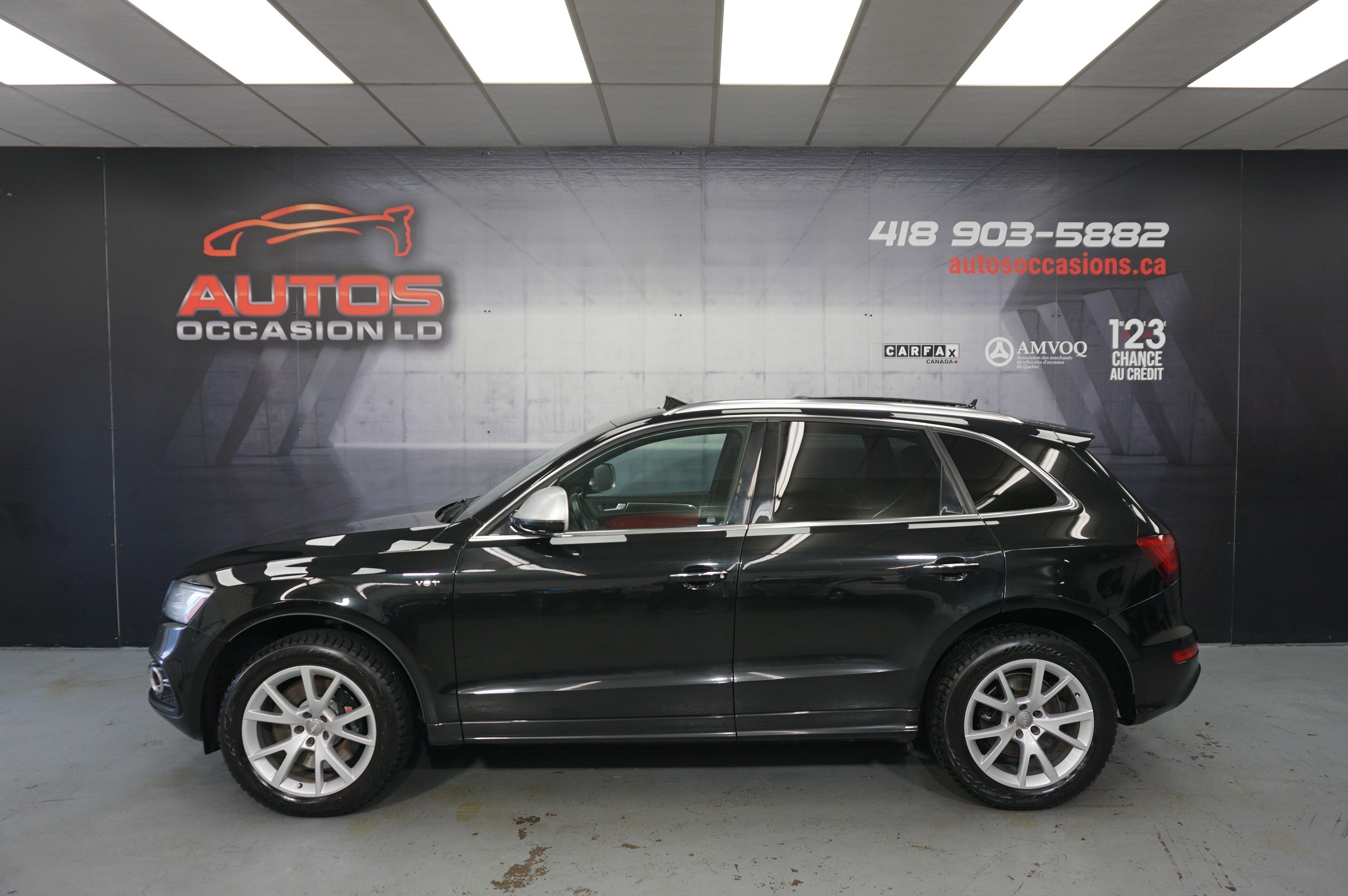 2015 Audi SQ5 SQ5 3.0T TECHNIK CUIR ROUGE TOIT GPS NAV 94 963 KM