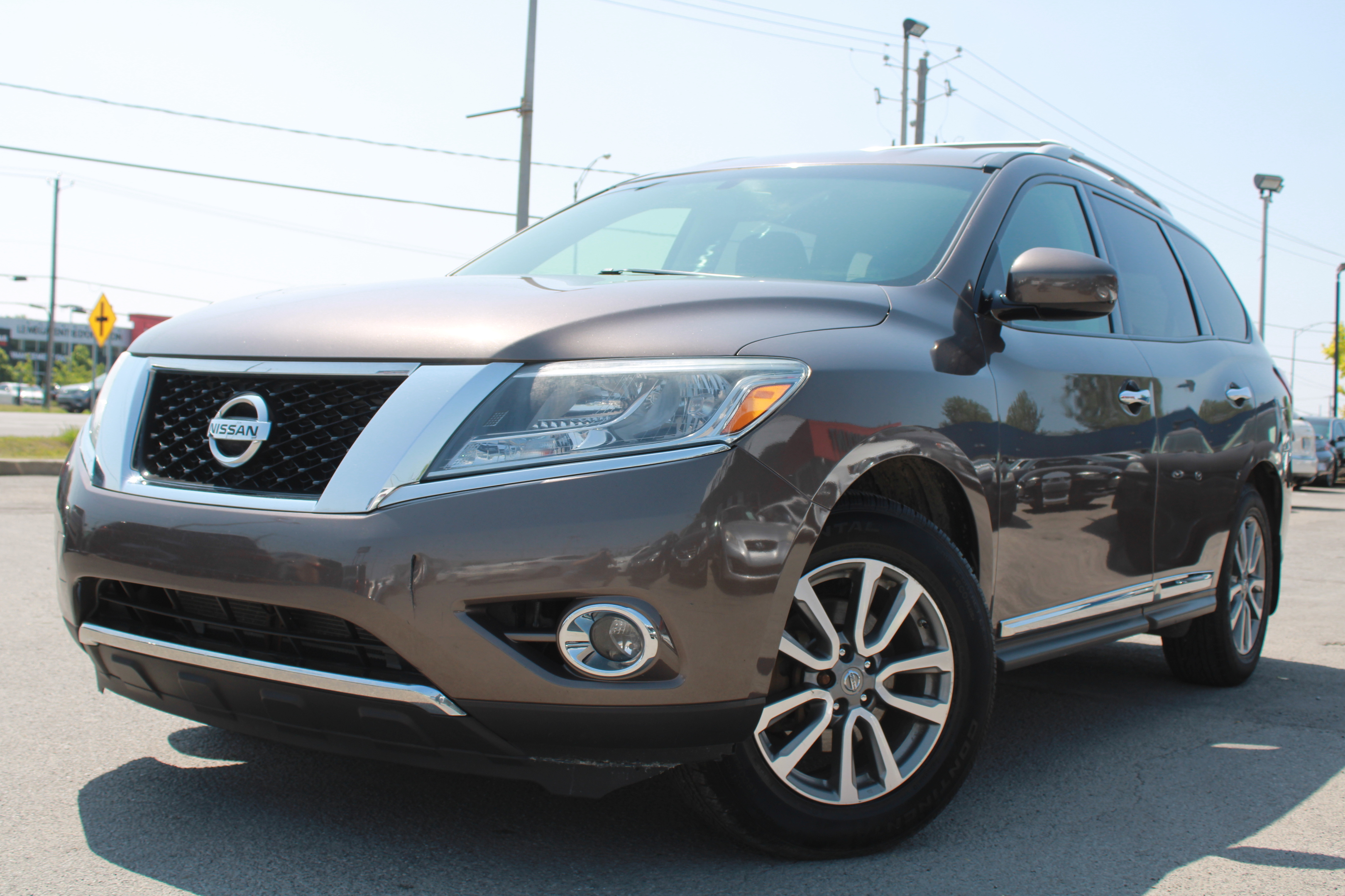 2015 Nissan Pathfinder 4WD SL, MAGS, CUIR, CAMÉRA DE RECUL, A/C