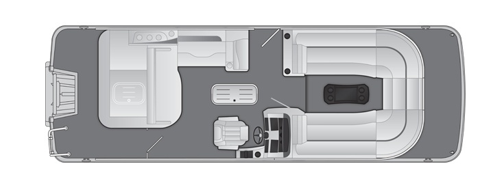 Bennington Marine L25 Swingback Bowrider 