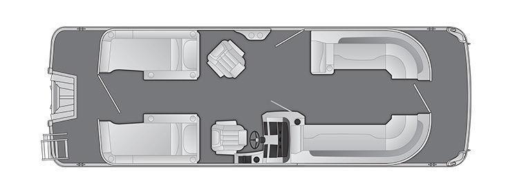 Bennington Marine L25 Stern Lounge 