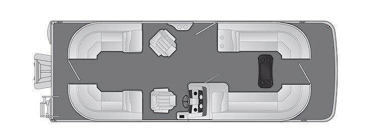 Bennington Marine SX25 Quad Bench 