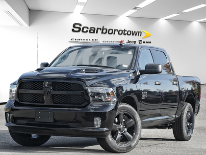 Black 2023 RAM 1500 Classic Express Crew Cab 4WD Pickup Truck Four-Wheel Drive 8-Speed Automatic