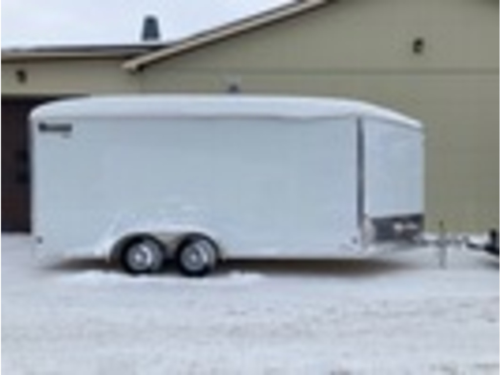 2025 Mission Trailers Remorque fermée 7 x 18 à motoneige
